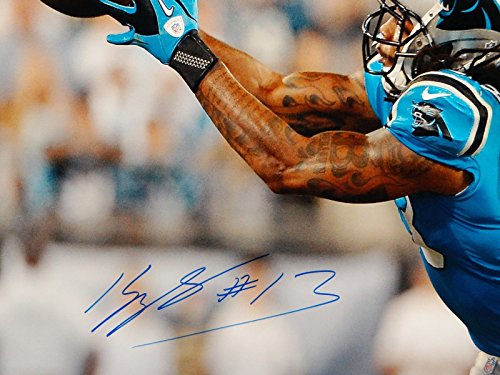 Kelvin Benjamin Autographed 16x20 Reaching For Pass Photo- JSA W Auth - 757 Sports Collectibles