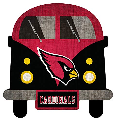 Fan Creations NFL Arizona Cardinals Unisex Arizona Cardinals Team Bus Sign, Team Color, 12 inch - 757 Sports Collectibles