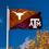 College Flags & Banners Co. Texas vs. Texas A&M House Divided 3x5 Flag - 757 Sports Collectibles