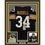 Framed Autographed/Signed Andy Russell 2x Super Bowl Champs 33x42 Pittsburgh Black Football Jersey JSA COA