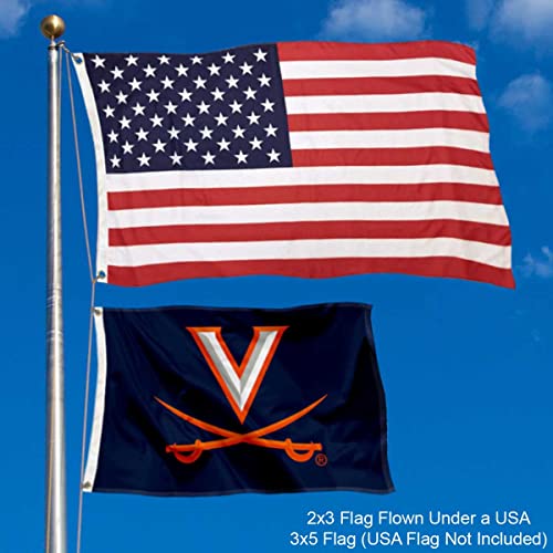 Virginia Cavaliers Small 2x3 Foot Flag - 757 Sports Collectibles