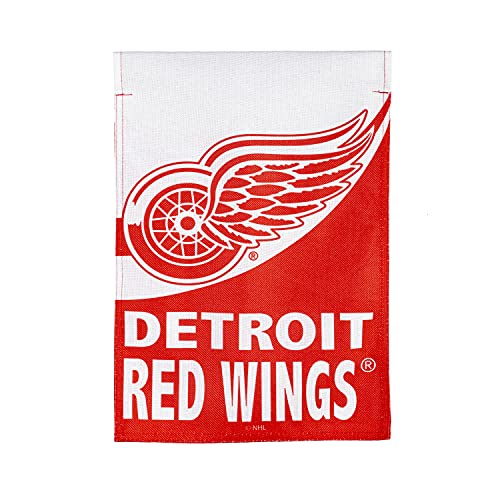 Team Sports America NHL Double Sided Detroit Red Wings Garden Flag Officially Licensed Sports Flag for Home Office Yard Sports Gift - 757 Sports Collectibles