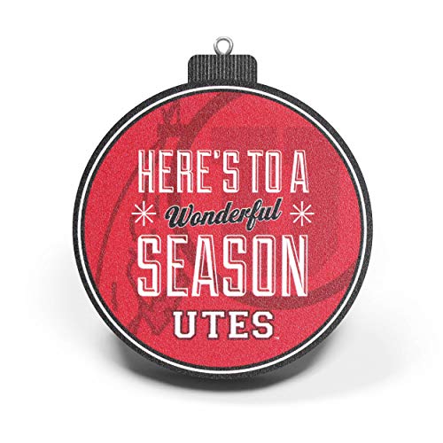 YouTheFan NCAA Utah Utes 3D StadiumView Ornament -Jon M. Huntsman Center - 757 Sports Collectibles