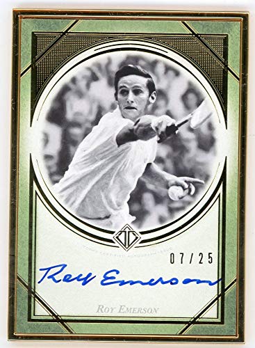 Roy Emerson 2020 Topps Transcendent Tennis Autographed Card /25 - 757 Sports Collectibles