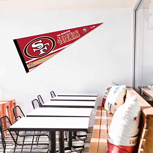 WinCraft San Francisco 49ers Pennant Banner Flag - 757 Sports Collectibles