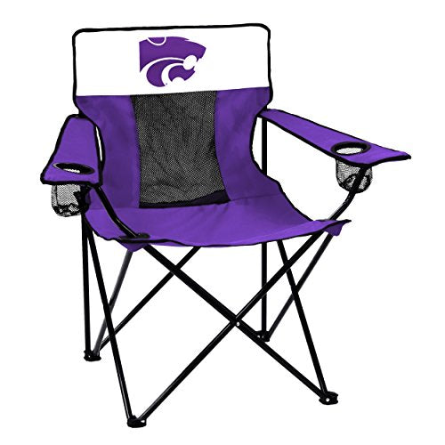 logobrands Officially Licensed NCAA Unisex Elite Chair, One Size,Kansas State Wildcats - 757 Sports Collectibles