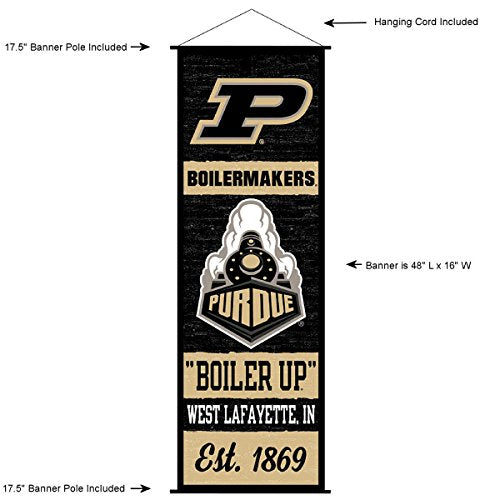 Purdue Boilermakers Banner and Scroll Sign - 757 Sports Collectibles