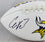 Case Keenum Autographed Minnesota Vikings Logo Football- JSA W Auth L - 757 Sports Collectibles