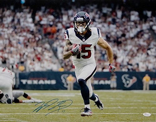 Will Fuller Autographed Houston Texans 16x20 TD Run Photo-JSA W Auth Blue