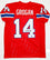 Steve Grogan Autographed Red Pro Style Jersey - The Jersey Source Auth 4