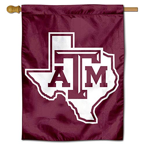 Texas A&M Lone Star Logo Banner House Flag - 757 Sports Collectibles