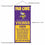 WinCraft Minnesota Vikings Man Cave Fan Banner Wall Door Scroll - 757 Sports Collectibles