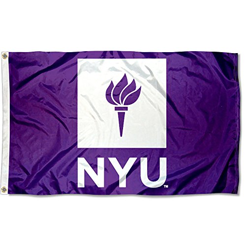 NYU Violets New York University Large College Flag - 757 Sports Collectibles