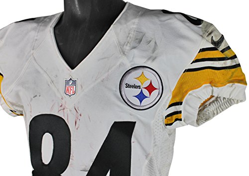 Steelers Antonio Brown Signed 10/27/2013 Game Used Nike White Home Jersey - 757 Sports Collectibles