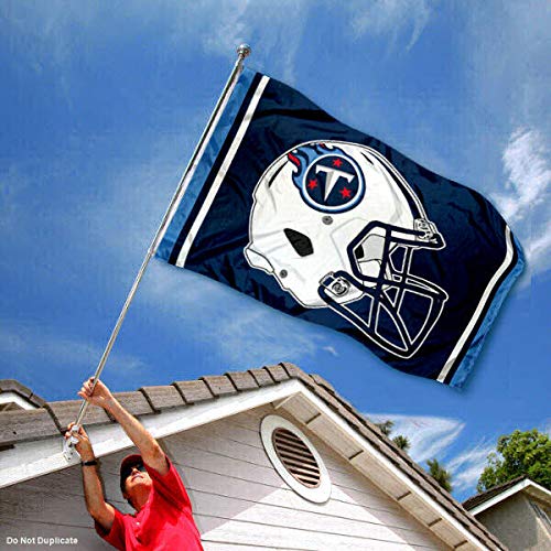 WinCraft Tennessee Titans New Helmet Grommet Pole Flag - 757 Sports Collectibles