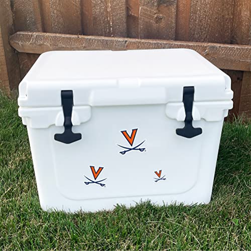 University of Virginia Cavaliers Sticker Cavaliers UVA Wahoos Stickers Vinyl Decals Laptop Water Bottle Car Scrapbook T3 (Type 3-1) - 757 Sports Collectibles