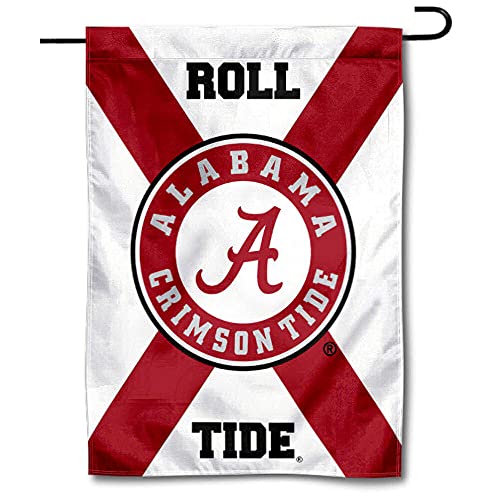 Alabama Crimson Tide State of Alabama Garden Flag Banner - 757 Sports Collectibles