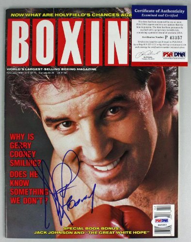 Gerry Cooney Authentic Signed 1990 Boxing Illustrated Magazine PSA/DNA #P43357 - 757 Sports Collectibles