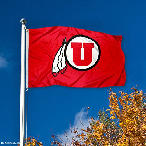 Utah University Large College Flag - 757 Sports Collectibles