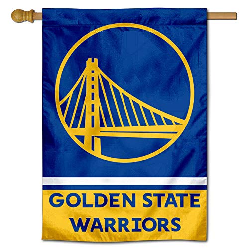 WinCraft Golden State Warriors Double Sided House Banner Flag - 757 Sports Collectibles