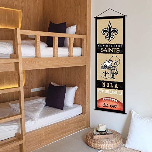 New Orleans Saints Banner and Scroll Sign - 757 Sports Collectibles