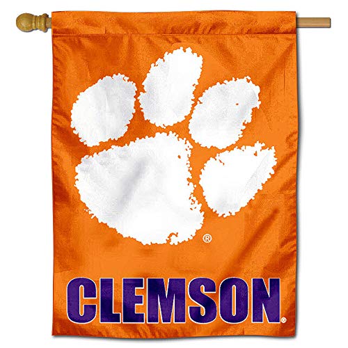 Clemson Tigers House Flag Banner - 757 Sports Collectibles