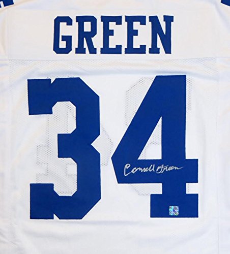 Cornell Green Autographed White Pro Style Jersey - The Jersey Source Auth 4 - 757 Sports Collectibles