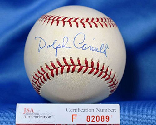 DOLPH CAMILLI JSA COA HAND SIGNeD NATIONAL LEAGUE AUTOGRAPH BASEBALL