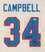 Earl Campbell Autographed White Pro Style Jersey With HOF- JSA Witnessed Auth - 757 Sports Collectibles