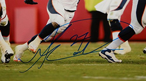 Knowshon Moreno Autographed 16x20 Horizontal Running Photo- JSA Authenticated - 757 Sports Collectibles