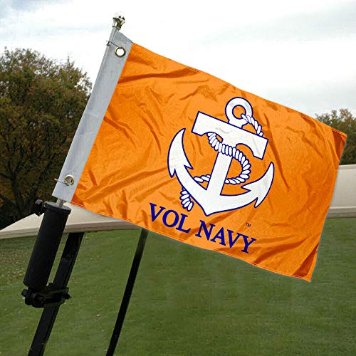 College Flags & Banners Co. Tennessee Vols Vol Navy Golf Boat Mini Flag - 757 Sports Collectibles