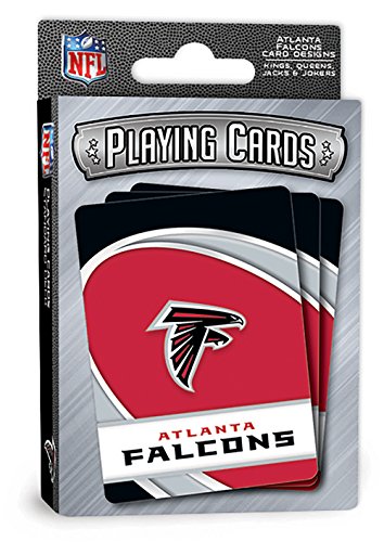 MasterPieces NFL Atlanta Falcons Playing Cards, 2.5" x 3.5" - 757 Sports Collectibles