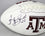 Kevin Smith Autographed Texas AM Logo Football w/ Gig 'Em- Jersey Source Auth - 757 Sports Collectibles