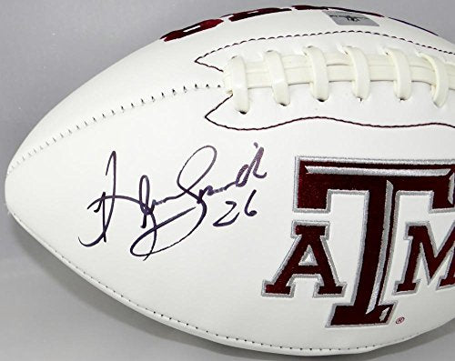 Kevin Smith Autographed Texas AM Logo Football w/ Gig 'Em- Jersey Source Auth - 757 Sports Collectibles