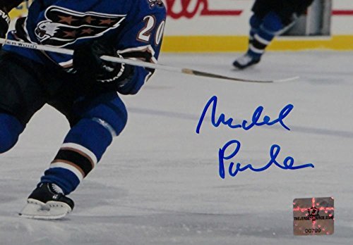 Michael Pivonka Signed Capitals 8x10 Blue Jersey Photo- Jersey Source Auth - 757 Sports Collectibles