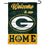 WinCraft Green Bay Packers Welcome Home Decorative Garden Flag Double Sided Banner - 757 Sports Collectibles