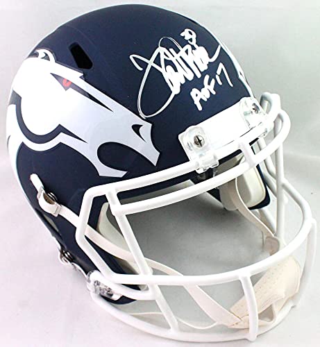 Terrell Davis Autographed Broncos Amp Speed Helmet w HOF- Beckett W Silver - 757 Sports Collectibles