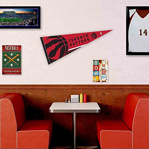 WinCraft Toronto Raptors Pennant Full Size 12" X 30" - 757 Sports Collectibles