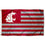 College Flags & Banners Co. Washington State Cougars Stars and Stripes Nation Flag - 757 Sports Collectibles