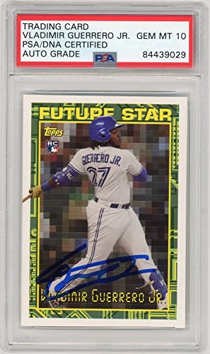 Vladimir Guerrero Jr 2018 Topps Archives Future Stars Autographed Rookie Card - PSA/DNA 10 - 757 Sports Collectibles