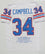 Earl Campbell Autographed White Pro Style Stat1 Jersey With HOF- JSA W Auth