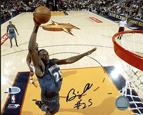 Timberwolves Al Jefferson Authentic Signed 8X10 Photo Autographed BAS #C19418 - 757 Sports Collectibles