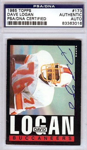 Dave Logan Autographed 1985 Topps Rookie Card PSA/DNA #83363016