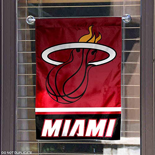 WinCraft Miami Heat Double Sided Garden Flag - 757 Sports Collectibles