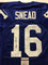 Autographed/Signed Norman Norm Snead New York Blue Football Jersey JSA COA