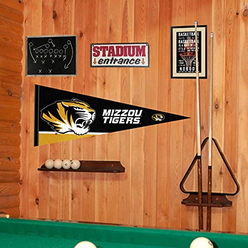 College Flags & Banners Co. Missouri Tigers Pennant Full Size Felt - 757 Sports Collectibles