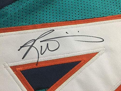 Autographed/Signed Ricky Williams Miami Teal Football Jersey JSA COA - 757 Sports Collectibles