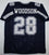 Darren Woodson Autographed Blue Dbl Stitch Pro Style Jersey 8- JSA Witness Authenticated