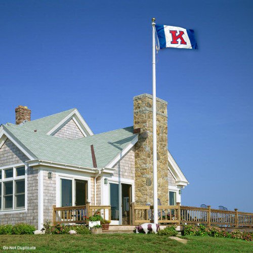 College Flags & Banners Co. Jayhawks Big K Flag - 757 Sports Collectibles