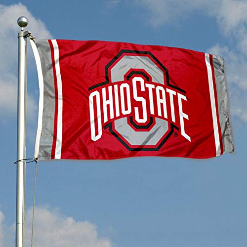 College Flags & Banners Co. Ohio State Buckeyes Field Stripes Flag - 757 Sports Collectibles